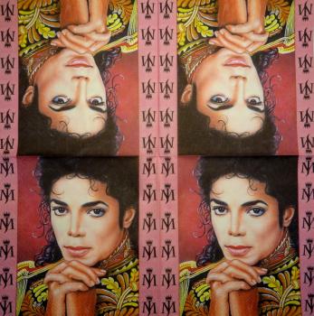 040 Celebrities - 3-ply - Michael Jackson